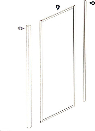 Ogomondo Lato Fisso Box Doccia Slide Adatto per Porta Scorrevole Slide Varie Misure Cristallo Temprato Fai da te/Attrezzature per cucine e bagni/Attrezzature per bagni/Docce e componenti doccia/Porte doccia Ogomondo - Martina Franca, Commerciovirtuoso.it