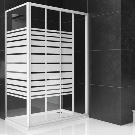 Ogomondo Lato Fisso per Box Doccia Slide Cristallo Temprato Bianco Fai da te/Attrezzature per cucine e bagni/Attrezzature per bagni/Docce e componenti doccia/Porte doccia Ogomondo - Martina Franca, Commerciovirtuoso.it
