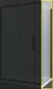 Ogomondo Lato fisso per Porta Scorrevole Slide 2 Black Nero Cristallo 6 mm Fai da te/Attrezzature per cucine e bagni/Attrezzature per bagni/Docce e componenti doccia/Box doccia Ogomondo - Martina Franca, Commerciovirtuoso.it