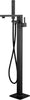 Ogomondo Miscelatore a Pavimento Per Vasca Freestanding Black Calcutta in Ottone Fai da te/Attrezzature per cucine e bagni/Attrezzature per bagni/Rubinetti per lavandini bagno Ogomondo - Martina Franca, Commerciovirtuoso.it