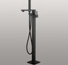 Ogomondo Miscelatore a Pavimento Per Vasca Freestanding Black Calcutta in Ottone Fai da te/Attrezzature per cucine e bagni/Attrezzature per bagni/Rubinetti per lavandini bagno Ogomondo - Martina Franca, Commerciovirtuoso.it
