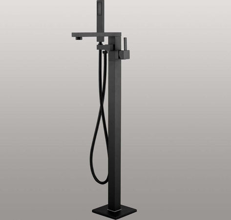 Ogomondo Miscelatore a Pavimento Per Vasca Freestanding Black Calcutta in Ottone Fai da te/Attrezzature per cucine e bagni/Attrezzature per bagni/Rubinetti per lavandini bagno Ogomondo - Martina Franca, Commerciovirtuoso.it