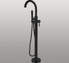 Ogomondo Miscelatore a Pavimento Per Vasca Freestanding Black Mumbai in Ottone Fai da te/Attrezzature per cucine e bagni/Attrezzature per bagni/Rubinetti per lavandini bagno Ogomondo - Martina Franca, Commerciovirtuoso.it