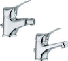 Ogomondo Miscelatore Rubinetto Bidet  + Miscelatore Lavabo Cromato Bagno Casa Fai da te/Attrezzature per cucine e bagni/Attrezzature per bagni/Rubinetti per bidet Ogomondo - Martina Franca, Commerciovirtuoso.it