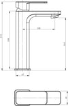 Ogomondo Miscelatore Rubinetto Lavabo Appoggio Bocca Alta Francia Cromato Bagno Casa Fai da te/Attrezzature per cucine e bagni/Attrezzature per bagni/Rubinetti per lavandini bagno Ogomondo - Martina Franca, Commerciovirtuoso.it