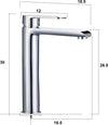 Ogomondo Miscelatore Rubinetto Lavabo Appoggio Puma Bocca Alta Nero Fai da te/Attrezzature per cucine e bagni/Attrezzature per bagni/Rubinetti per lavandini bagno Ogomondo - Martina Franca, Commerciovirtuoso.it