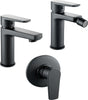 OGOMONDO Miscelatori Bidet Lavabo e Doccia Incasso Serie Africa Colore Nero Fai da te/Attrezzature per cucine e bagni/Attrezzature per bagni/Rubinetti per bidet Ogomondo - Martina Franca, Commerciovirtuoso.it