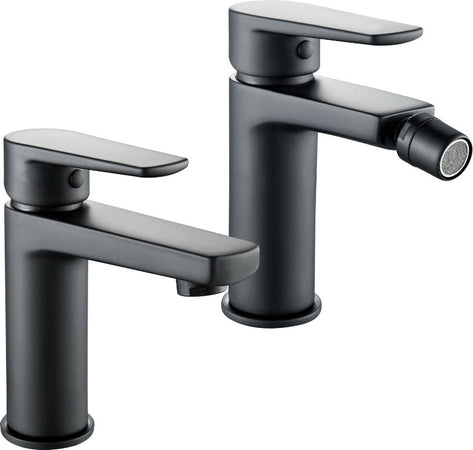 Ogomondo Miscelatori Bidet Lavabo Serie Africa Colore Nero Fai da te/Attrezzature per cucine e bagni/Attrezzature per bagni/Rubinetti per bidet Ogomondo - Martina Franca, Commerciovirtuoso.it