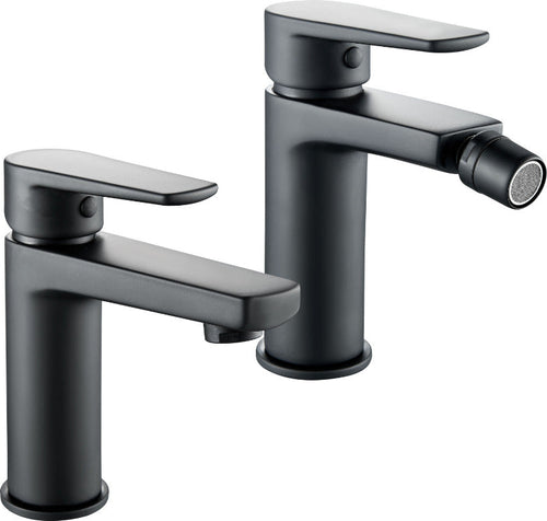 Ogomondo Miscelatori Bidet Lavabo Serie Africa Colore Nero Fai da te/Attrezzature per cucine e bagni/Attrezzature per bagni/Rubinetti per bidet Ogomondo - Martina Franca, Commerciovirtuoso.it