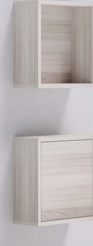 Ogomondo Pensile a giorno in laminato e pensile con anta Bagno LARICE BIANCO Casa e cucina/Bagno/Mobili da bagno/Mensole bagno Ogomondo - Martina Franca, Commerciovirtuoso.it