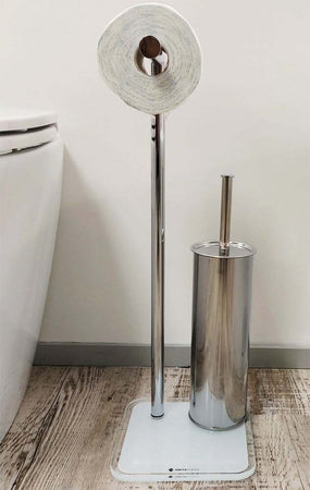 Ogomondo Piantana Light Multiuso 2 Funzioni  in Acciaio Cromato Casa e cucina/Bagno/Mobili da bagno/Portasciugamani/Portasciugamani da terra Ogomondo - Martina Franca, Commerciovirtuoso.it