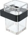 Ogomondo Porta Spazzolini Nero Da Parete Serie 25 Acciaio Verniciato Casa e cucina/Bagno/Accessori per il bagno/Dosatori e porta accessori/Porta spazzolini Ogomondo - Martina Franca, Commerciovirtuoso.it