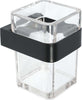 Ogomondo Porta Spazzolini Nero Da Parete Serie 25 Acciaio Verniciato Casa e cucina/Bagno/Accessori per il bagno/Dosatori e porta accessori/Porta spazzolini Ogomondo - Martina Franca, Commerciovirtuoso.it