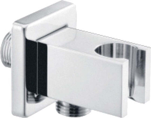 Ogomondo Presa Acqua Quadrata In Ottone Cromato con Attacco Doccetta Fai da te/Attrezzature per cucine e bagni/Attrezzature per bagni/Rubinetti per docce e vasche da bagno e parti/Rubinetti per doccia Ogomondo - Martina Franca, Commerciovirtuoso.it