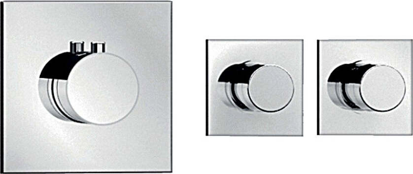 OGOMONDO Rubinetto Termostatico ad Incasso in Ottone Cromato a Due Vie Fai da te/Attrezzature per cucine e bagni/Attrezzature per bagni/Rubinetti per docce e vasche da bagno e parti/Rubinetti per doccia Ogomondo - Martina Franca, Commerciovirtuoso.it