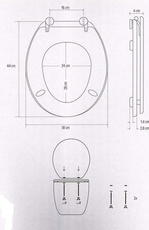 Ogomondo Sedile Copri Water Universale Bamboo Mdf Legno Pesante Acero Chiaro Casa e cucina/Bagno/Accessori per il bagno/Accessori per il WC/Sedili WC Ogomondo - Martina Franca, Commerciovirtuoso.it
