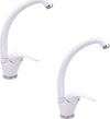 OGOMONDO Set 2 pezzi Miscelatore Bianco Oslo Orientabile in Ottone per Lavello Cucina Fai da te/Attrezzature per cucine e bagni/Impianti per la cucina/Rubinetti da cucina/Rubinetti per lavelli da cucina Ogomondo - Martina Franca, Commerciovirtuoso.it