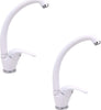 OGOMONDO Set 2 pezzi Miscelatore Bianco Oslo Orientabile in Ottone per Lavello Cucina Fai da te/Attrezzature per cucine e bagni/Impianti per la cucina/Rubinetti da cucina/Rubinetti per lavelli da cucina Ogomondo - Martina Franca, Commerciovirtuoso.it