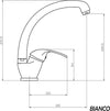 OGOMONDO Set 2 pezzi Miscelatore Bianco Oslo Orientabile in Ottone per Lavello Cucina Fai da te/Attrezzature per cucine e bagni/Impianti per la cucina/Rubinetti da cucina/Rubinetti per lavelli da cucina Ogomondo - Martina Franca, Commerciovirtuoso.it