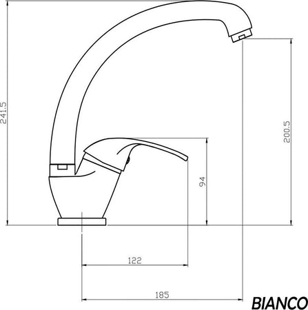 OGOMONDO Set 2 pezzi Miscelatore Bianco Oslo Orientabile in Ottone per Lavello Cucina Fai da te/Attrezzature per cucine e bagni/Impianti per la cucina/Rubinetti da cucina/Rubinetti per lavelli da cucina Ogomondo - Martina Franca, Commerciovirtuoso.it
