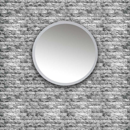 Ogomondo Specchio da Bagno Jonas in Artificial Stone Bianco Opaco Ø 50x4 cm Casa e cucina/Bagno/Mobili da bagno/Specchi da bagno/Specchi da parete Ogomondo - Martina Franca, Commerciovirtuoso.it