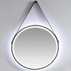 Ogomondo Specchio da Bagno Jonas Led in Artificial Stone Nero Ø 50x4 cm Casa e cucina/Bagno/Mobili da bagno/Specchi da bagno/Specchi da parete Ogomondo - Martina Franca, Commerciovirtuoso.it
