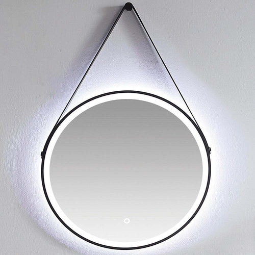 Ogomondo Specchio da Bagno Jonas Led in Artificial Stone Nero Ø 50x4 cm Casa e cucina/Bagno/Mobili da bagno/Specchi da bagno/Specchi da parete Ogomondo - Martina Franca, Commerciovirtuoso.it