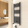 Ogomondo Termoarredo Bagno Scaldasalviette Acciaio Radiatore Calorifero Termosifone Nero Opaco Fai da te/Prodotti per la costruzione/Riscaldamento e raffreddamento/Impianti di riscaldamento centralizzato e accessori/Radiatori Ogomondo - Martina Franca, Commerciovirtuoso.it