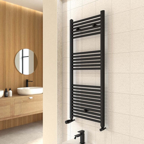 Ogomondo Termoarredo Bagno Scaldasalviette Acciaio Radiatore Calorifero Termosifone Nero Opaco Fai da te/Prodotti per la costruzione/Riscaldamento e raffreddamento/Impianti di riscaldamento centralizzato e accessori/Radiatori Ogomondo - Martina Franca, Commerciovirtuoso.it