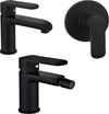 Ogomondo Tris 3 Miscelatori Rubinetto Lavabo Bidet e Incasso Puma Neri Fai da te/Attrezzature per cucine e bagni/Attrezzature per bagni/Rubinetti per lavandini bagno Ogomondo - Martina Franca, Commerciovirtuoso.it