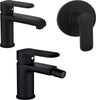Ogomondo Tris 3 Miscelatori Rubinetto Lavabo Bidet e Incasso Puma Neri Fai da te/Attrezzature per cucine e bagni/Attrezzature per bagni/Rubinetti per lavandini bagno Ogomondo - Martina Franca, Commerciovirtuoso.it
