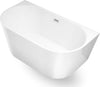 Ogomondo Vasca Monia in Acrilico Colore Bianco Lucido Filo Muro Fai da te/Attrezzature per cucine e bagni/Attrezzature per bagni/Vasche da bagno/Vasche da bagno con piedini Ogomondo - Martina Franca, Commerciovirtuoso.it