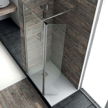 Ogomondo Walk-in Doccia con Anta basculante e Staffa Cristallo 8 Mm Fai da te/Attrezzature per cucine e bagni/Attrezzature per bagni/Docce e componenti doccia/Box doccia Ogomondo - Martina Franca, Commerciovirtuoso.it