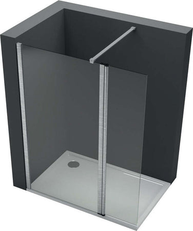 Ogomondo Walk-in Doccia con Anta basculante e Staffa Cristallo 8 Mm Fai da te/Attrezzature per cucine e bagni/Attrezzature per bagni/Docce e componenti doccia/Box doccia Ogomondo - Martina Franca, Commerciovirtuoso.it