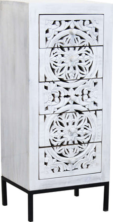 OHM---cassettiera-con-decoro-5-cassetti-legno-e-ferro-Marrone-Milani-Home