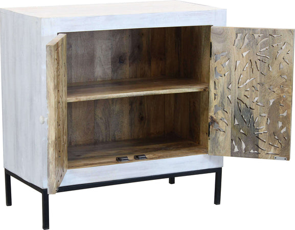 OHM---comò-con-decoro-2-ante-legno-e-ferro-Marrone-Milani-Home
