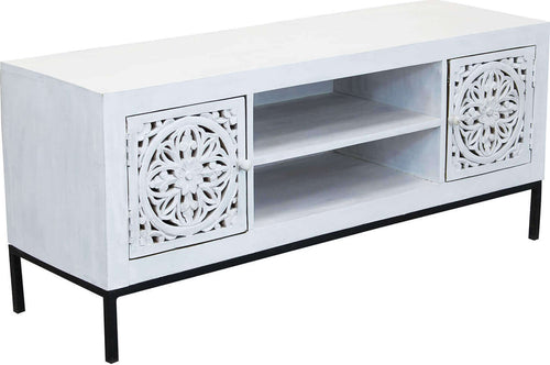 OHM---porta-tv-con-decoro-2-ante-2-ripiani-legno-e-ferro-Marrone-Milani-Home