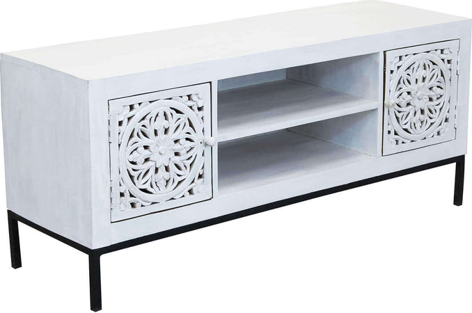 OHM---porta-tv-con-decoro-2-ante-2-ripiani-legno-e-ferro-Marrone-Milani-Home