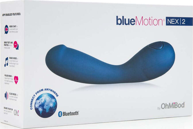 Ohmibod Bluemotion Nex 2 Second Generation Vibratore di Design con App Connessione Smartphone Salute e cura della persona/Erotismo e contraccezione/Sex toys/Vibratori/Vibratori G-Spot Kondorama - Martinsicuro, Commerciovirtuoso.it