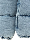 Miu Miu Piumino Puffy in Denim da donna