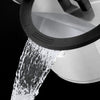Set pentole Berghoff Uqonic Downdraft 7 pezzi con coperchi rotanti, acciaio inox, antiaderente CeraGreen, adatto a tutti i piani inclusi downdraft