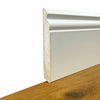 100.8ml di BATTISCOPA ZOCCOLINO DUCALE in FIBRA DI LEGNO COMPATTA 120X15 BIANCO ral 9010 - Eternal Parquet