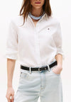 Tommy Hilfiger CAMICIA ESS LINEN RELAXED SHIRT da donna