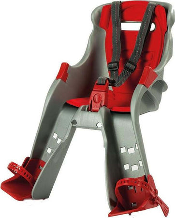 OKBABY-Seggiolino-bici-Anteriore-ORION-Argento-e-Rosso