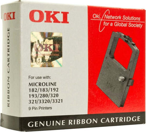 Oki - Nastro - Nero - ml182-92-93 280 320-1 3320-1 ml183 - 09002303 - 3.000.000 caratteri Elettronica/Informatica/Stampanti e accessori/Accessori per stampanti a inchiostro e laser/Cartucce d'inchiostro Eurocartuccia - Pavullo, Commerciovirtuoso.it