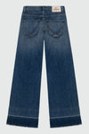 Roy Roger's jeans donna wide fit denim lyocell lavaggio medio Nicky