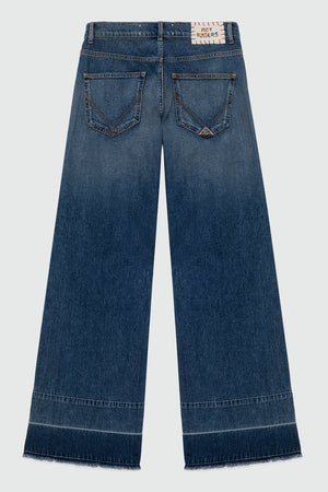 Roy Roger's jeans donna wide fit denim lyocell lavaggio medio Nicky
