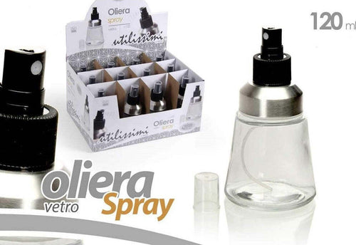 Oliera Spray 120 Ml Bottiglia Spruzzatore Olio Vetro Condimento Insalata 813122 Casa e cucina/Stoviglie/Piatti ciotole e vassoi/Set olio e aceto Trade Shop italia - Napoli, Commerciovirtuoso.it