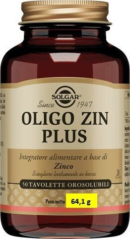 OLIGO-ZIN-PLUS-integratore-alimentare-50-tavolette-orosolubili-Solgar