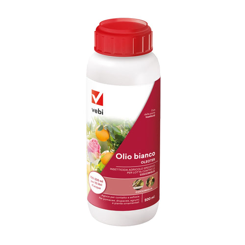 Olio bianco minerale, insetticida biologico per cocciniglia ed afidi 500 ml